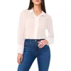 Vince Camuto Bead Detail Button-up Shirt In New Ivory