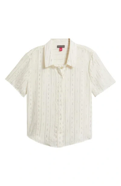 Vince Camuto Beaded Button-up Shirt