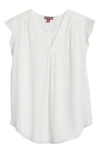 Vince Camuto V-neck Top In New Ivory