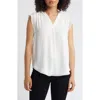 Vince Camuto V-neck Top In New Ivory