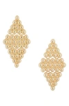 Vince Camuto Beaded Drop Earrings In Gold