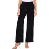Vince Camuto Beaded Tie Belt Wide Leg Pants In Blue