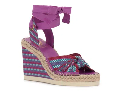 Vince Camuto Bealie Espadrille Wedge Sandal In Purple