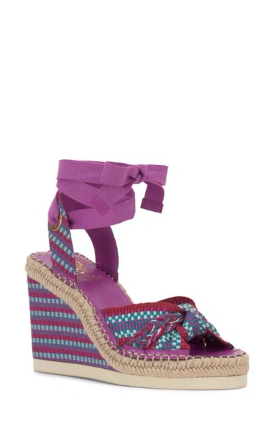 Vince Camuto Bealie Espadrille Wedge Sandal In Purple