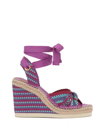 Vince Camuto Bealie Espadrille Wedge Sandal In Purple