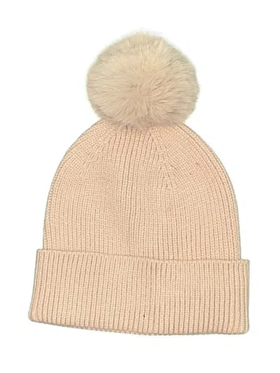 Pre-owned Vince Camuto Beanie Hat In Pink