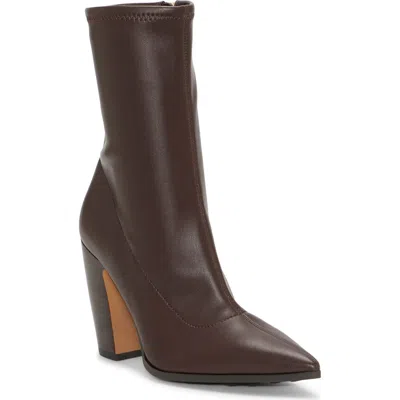 Vince Camuto Beetric Pointy Toe Bootie In Espresso