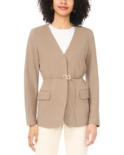 Vince Camuto Belted Cardigan Jacket In Pink