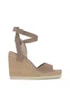 Vince Camuto Bendsen Wedge Sandal In Neutral