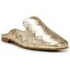 Vince Camuto Bindi Woven Mule In Egyptian Gold