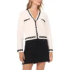 Vince Camuto Women's Long-sleeve Cardigan Sweater In White