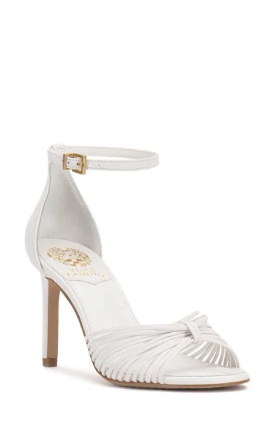 Vince Camuto Blaine Ankle Strap Sandal In Bianco