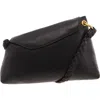 Vince Camuto Blaze Womens Braided Leather Shoulder Handbag In Black