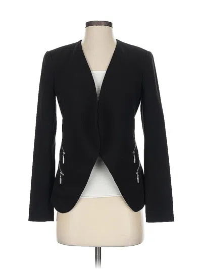 Pre-owned Vince Camuto Blazer Jacket In Black