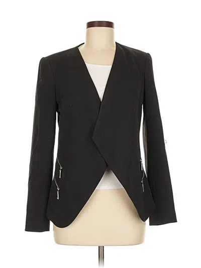 Pre-owned Vince Camuto Blazer Jacket In Black