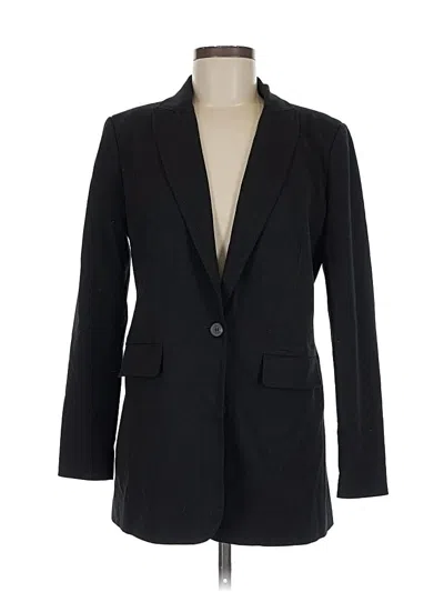 Pre-owned Vince Camuto Blazer Jacket In Black