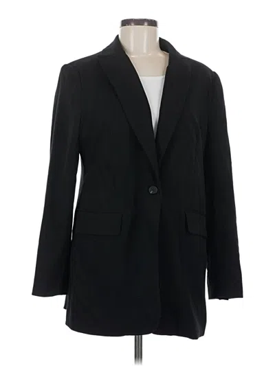 Pre-owned Vince Camuto Blazer Jacket In Black