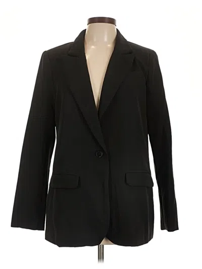 Pre-owned Vince Camuto Blazer Jacket In Black