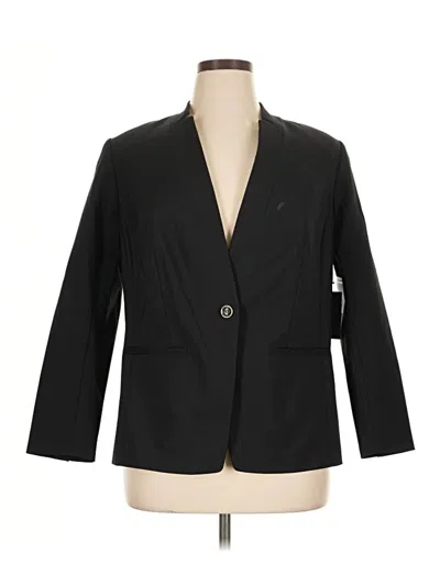 Pre-owned Vince Camuto Blazer Jacket In Black