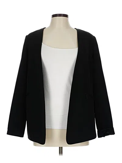 Pre-owned Vince Camuto Blazer Jacket In Black