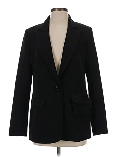 Pre-owned Vince Camuto Blazer Jacket In Black