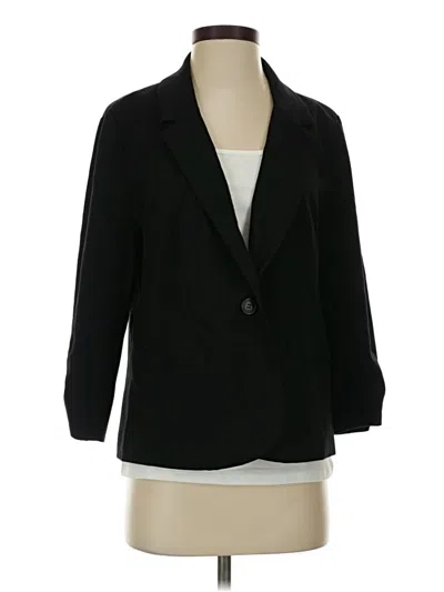Pre-owned Vince Camuto Blazer Jacket In Black