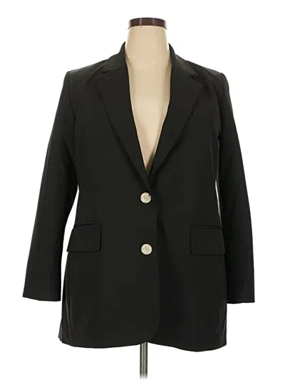 Pre-owned Vince Camuto Blazer Jacket In Black
