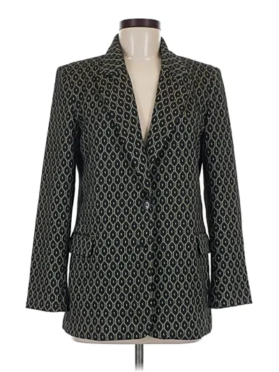 Pre-owned Vince Camuto Blazer Jacket In Black