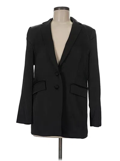 Pre-owned Vince Camuto Blazer Jacket In Black
