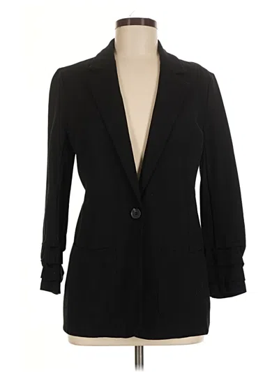 Pre-owned Vince Camuto Blazer Jacket In Black