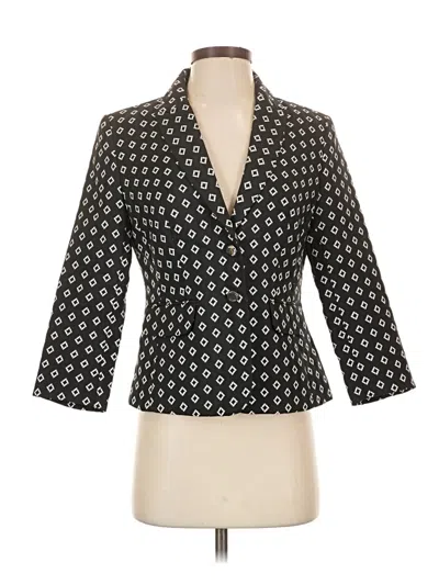 Pre-owned Vince Camuto Blazer Jacket In Black