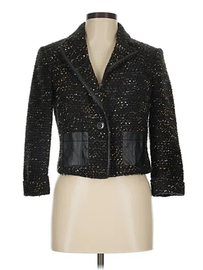 Pre-owned Vince Camuto Blazer Jacket In Black