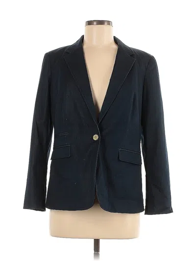 Pre-owned Vince Camuto Blazer Jacket In Blue