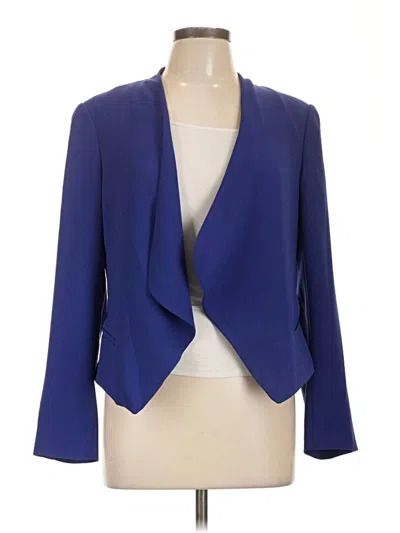 Pre-owned Vince Camuto Blazer Jacket In Blue