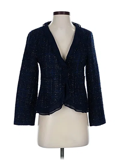 Pre-owned Vince Camuto Blazer Jacket In Blue