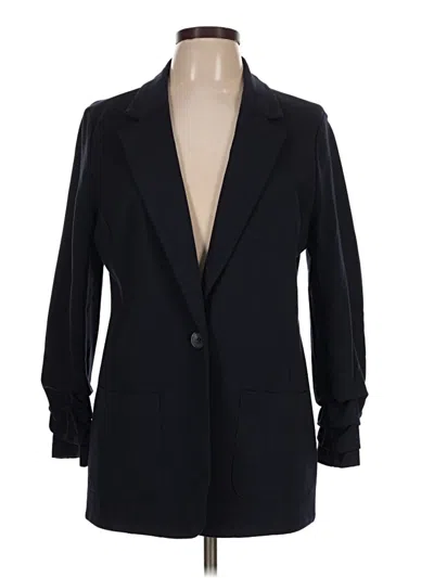 Pre-owned Vince Camuto Blazer Jacket In Blue