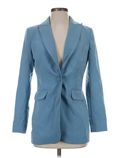 Pre-owned Vince Camuto Blazer Jacket In Blue