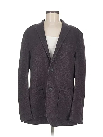 Pre-owned Vince Camuto Blazer Jacket In Burgundy