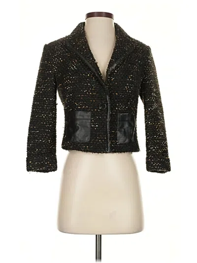 Pre-owned Vince Camuto Blazer Jacket In Gold