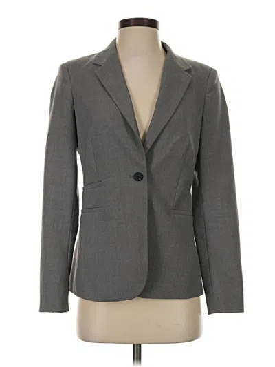 Pre-owned Vince Camuto Blazer Jacket In Gray