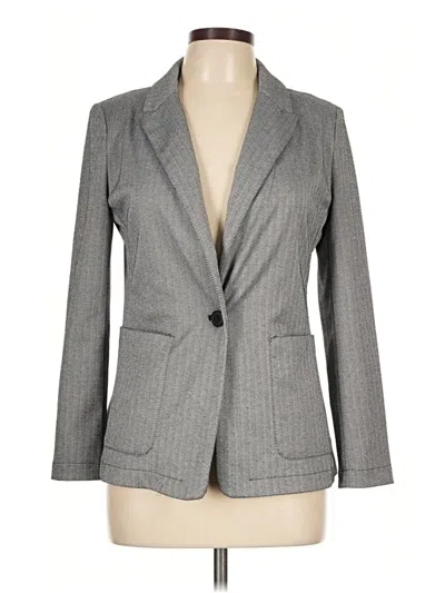 Pre-owned Vince Camuto Blazer Jacket In Gray