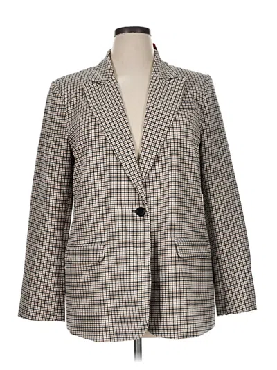 Pre-owned Vince Camuto Blazer Jacket In Gray