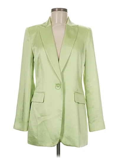 Pre-owned Vince Camuto Blazer Jacket In Green