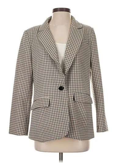 Pre-owned Vince Camuto Blazer Jacket In Ivory