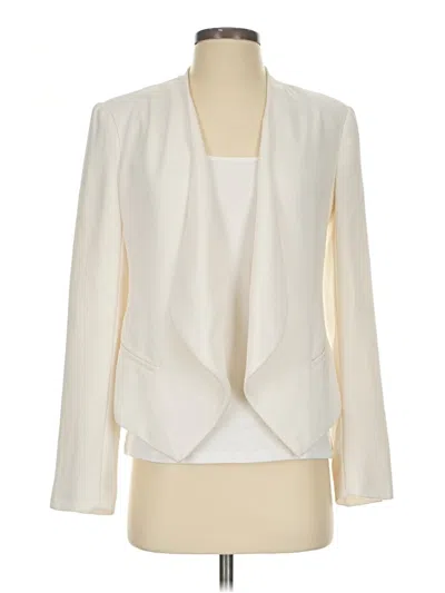 Pre-owned Vince Camuto Blazer Jacket In Ivory