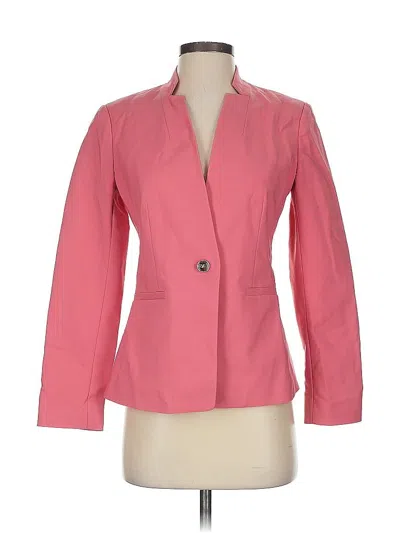 Pre-owned Vince Camuto Blazer Jacket In Pink