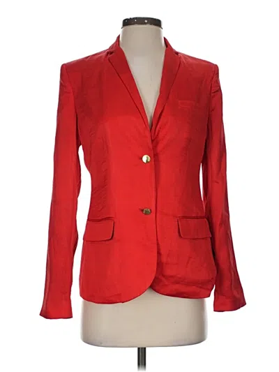 Pre-owned Vince Camuto Blazer Jacket In Red