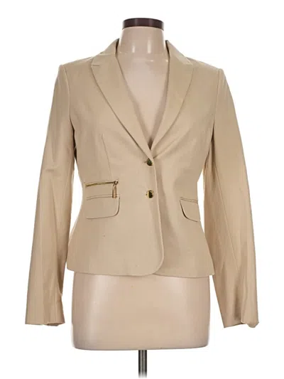 Pre-owned Vince Camuto Blazer Jacket In Tan