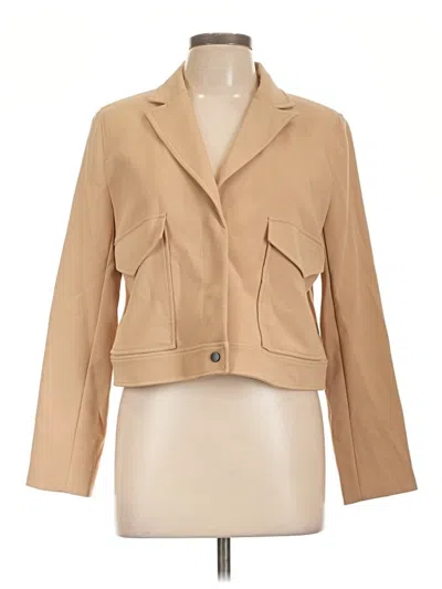 Pre-owned Vince Camuto Blazer Jacket In Tan