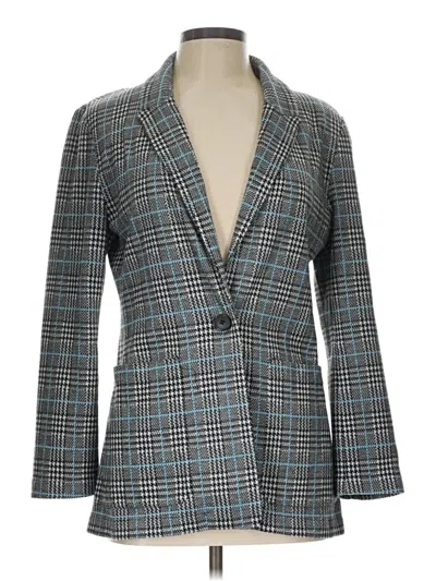 Pre-owned Vince Camuto Blazer Jacket In Teal